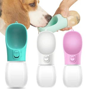 Bouteille d’eau portable anti-fuite pour chien, parfaite pour promenades et sorties