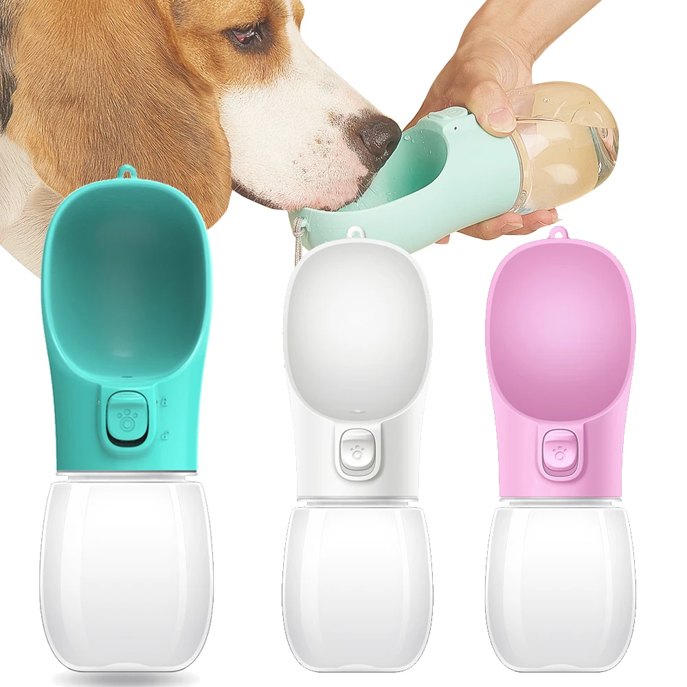 Bouteille d’eau portable anti-fuite pour chien, parfaite pour promenades et sorties