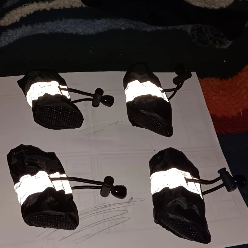 Bottes étanches pour chiens, protègent les pattes, assurent confort et sécurité lors des sorties humides – Image 6