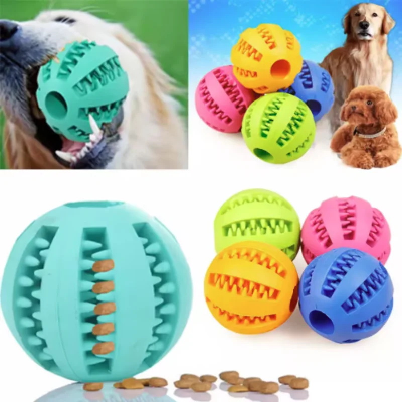Balle interactive pour animaux, favorise mastication, santé dentaire et plaisir ludique avec friandises – Image 5