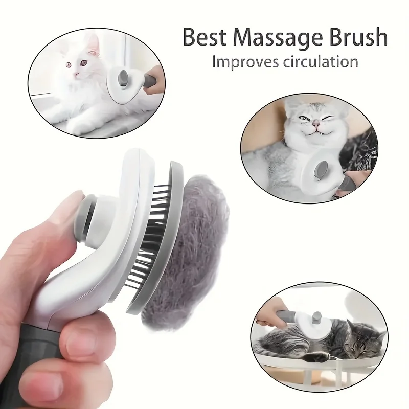 Brosse magique anti-poils pour chien et chat, nettoyage instantané et toilettage facile – Image 5