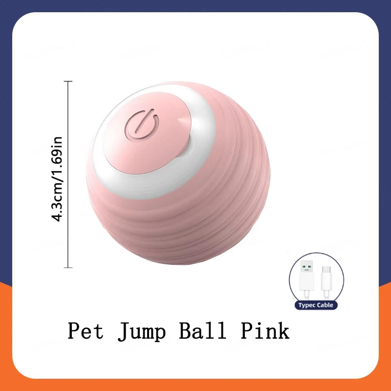 Balle automatique pour chats, stimule chasse et activité, rechargeable USB, amuse et divertit votre compagnon – Image 13